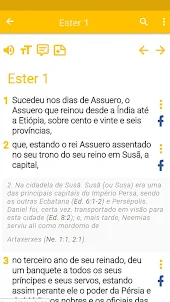 Bíblia de estudos em Portugués