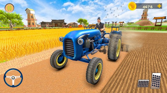 Real Farm Tractor Trailer Game Mod APK (Unlimited Money) 4