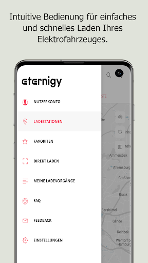 Android application eternigy screenshort