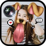 Selfie Camera Funny Dog Face icon