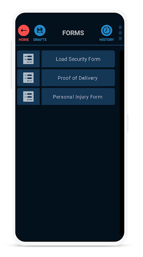 Android application TN360 Forms screenshort