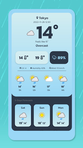 Rainy Today Screen 2