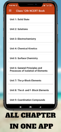 Class 12th Chemistry Book Screen 2