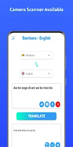 Bambara - English Translator
