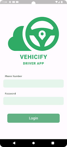 Android application Vehicify screenshort