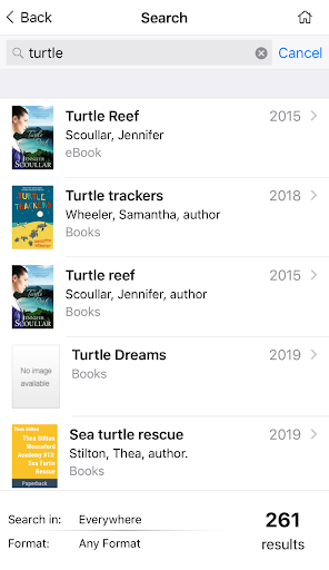 South Waikato Libraries Screen 3