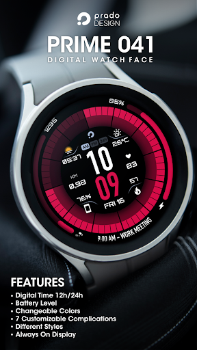 Android application PRIME 041 Hybrid Watch Face screenshort