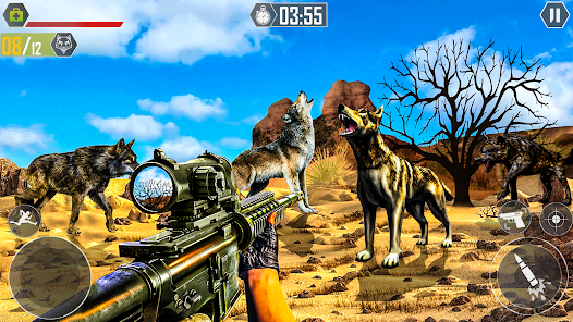Wolf Hunter Game Hunting Clash 2.6 APK + Mod (Unlimited money) إلى عن على ذكري المظهر