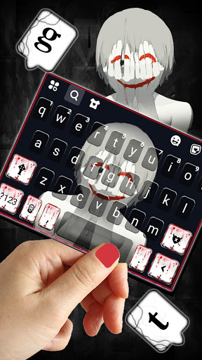 Creepy Smiley Man Keyboard The Screen 3