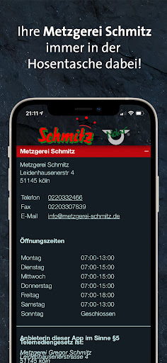 Metzgerei Schmitz Screen 3