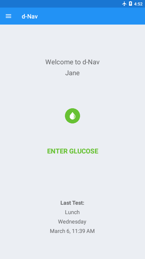 Android application d-Nav screenshot