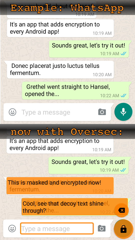 #1. Oversec (Android) Ved: oversec