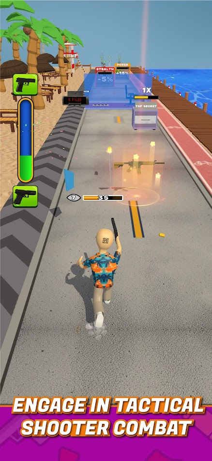 #1. Agent Rush (Android) De: no way studio