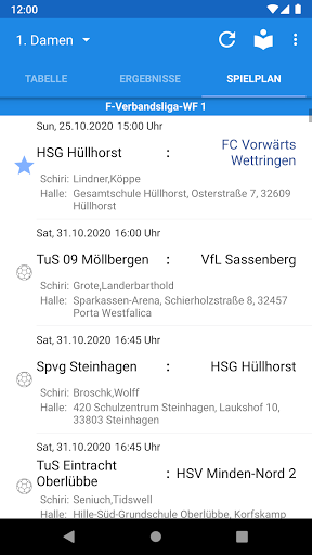 FC Vorwärts Wettringen Handbal Screen 2