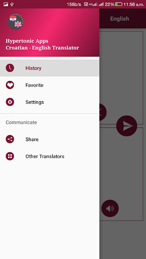 Croatian - English Translator Screen 3