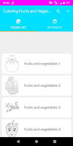 Coloring Fruits And Vegetables 1.0.0 APK + Mod (Free purchase) for Android