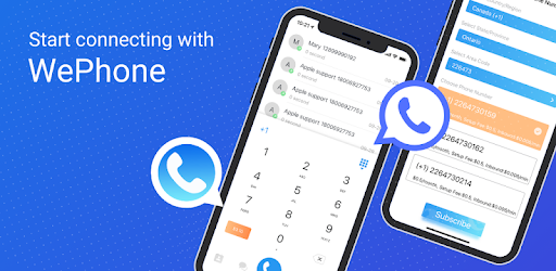 WePhone: Cheap Phone Calls App cover
