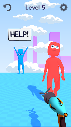 Attack Shoot - knock gun fight - Screenshot 1