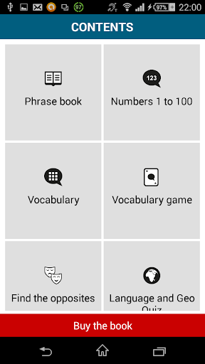Screenshot of Learn Hungarian - 50 languages