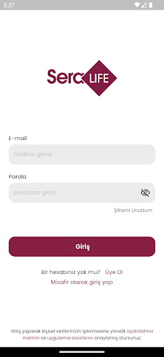 Android application Seralife screenshort