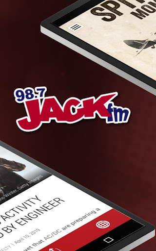 Screenshot of 98.7 Jack FM