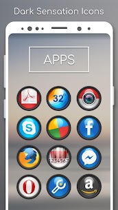 Dark Sensation Icon Pack 7.0.2 Apk 3