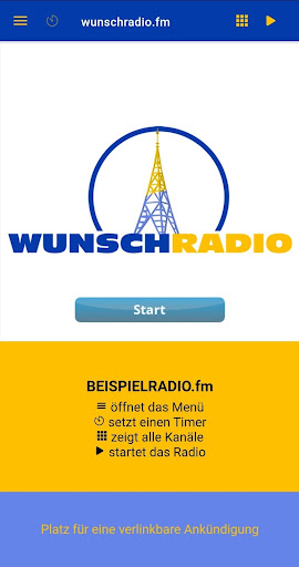 Android application Radio App screenshort