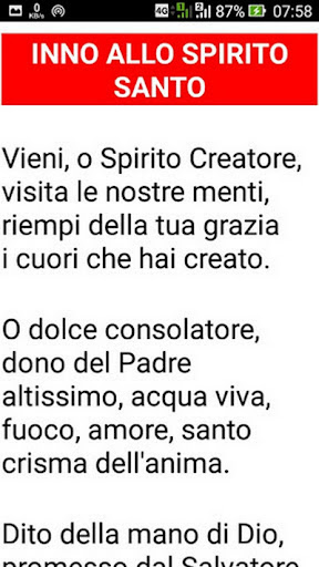Preghiere allo Spirito Santo Screen 2