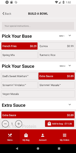 Naan-Tastic Screen 3