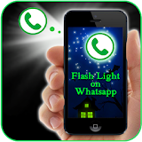 Flash Light on Whatsapp & Call icon