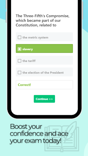 US History Practice Test ekran görüntüsü