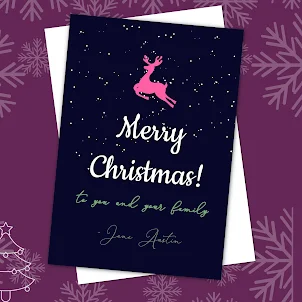 Christmas card maker & Wishes