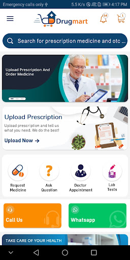 Android application Drugmart screenshort