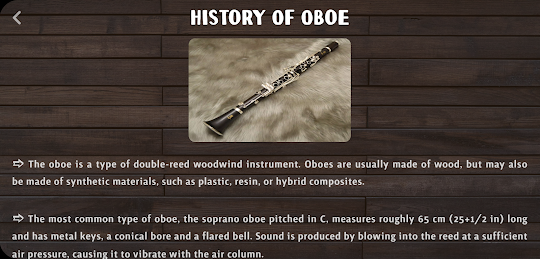 Oboe Instrument