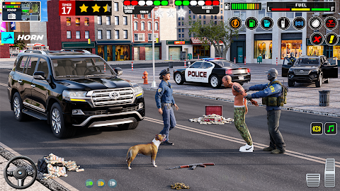 警察はゲームカーの運転を追跡しますのおすすめ画像4