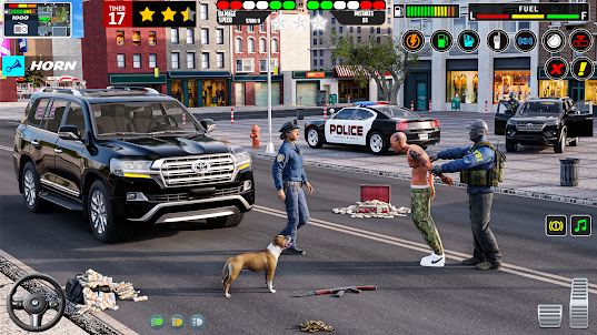 Police Car Chase Game 3D Sim