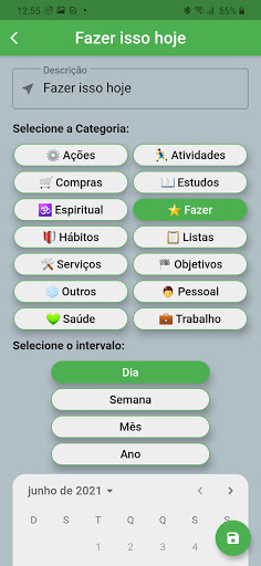 Está Feito Screen 2