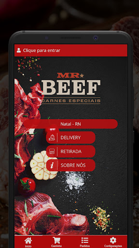 Android application MR Beef Carnes Nobres screenshort