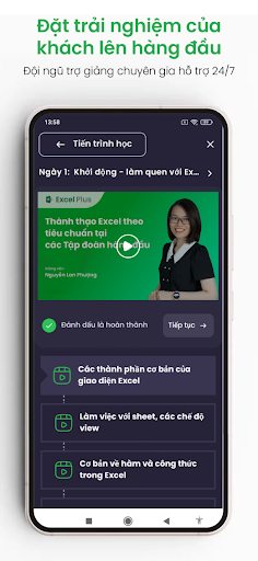 Android application Tri thức doanh nghiệp screenshort