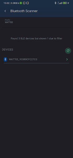 Wattee Service App Screen 3