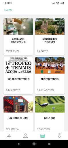 Android application Acqua dell'Elba screenshort