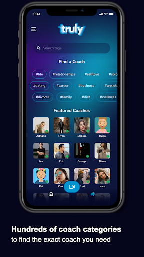 Truly Coaches: Find your coach Screen 2