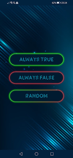 Android application Lie Detector Simulator screenshort