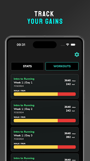 Screenshot of Start Running: Treadmill Coach