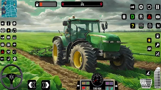 농업 트랙터 모의 실험 장치: 농장주 모의 실험 장치