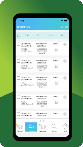 SRxDelivery 2.0 Screen 3