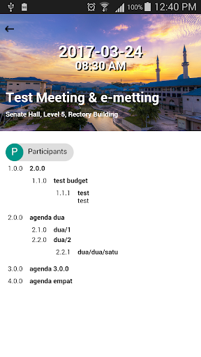 E-Meeting Screen 3