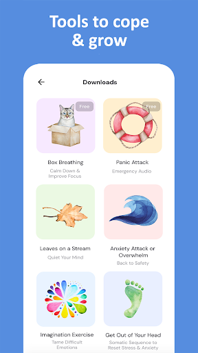 Screenshot of Myselfland Emotional Self-Help