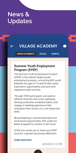 Village Academy Screen 3