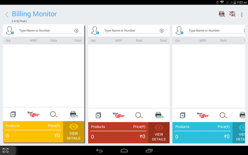 Android application SnapBillingV2 screenshort